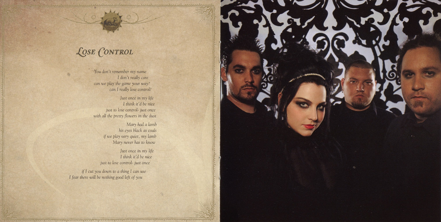 Evanescence  The open door  booklet 08
